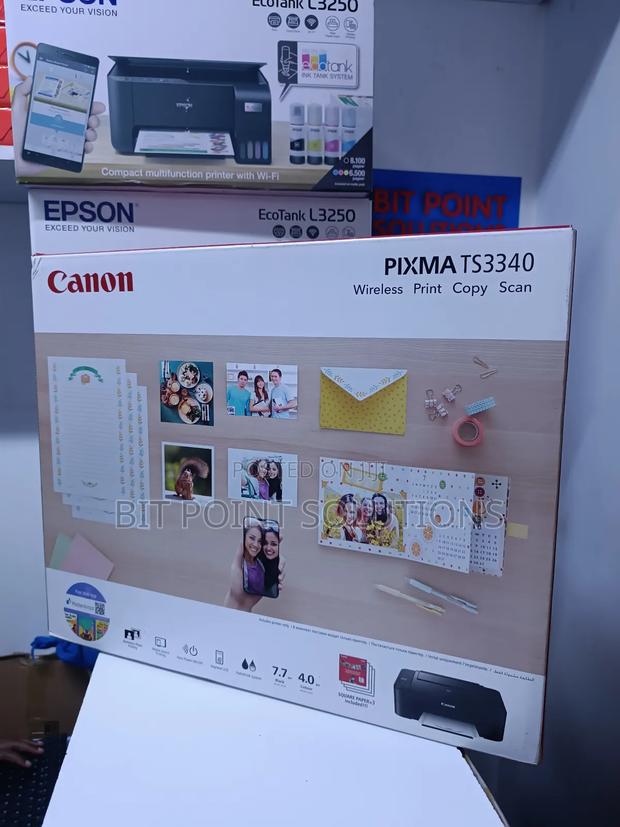 Canon Ts3340 Wireless Deskjet Printer (Wifi, Print, Scan, Copy)