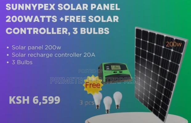 Sunnypex Solar Panel+Free Controller and 3dc Bulbs - main view