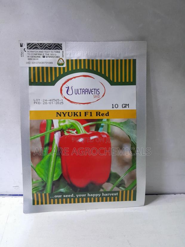 Nyuki F1 Red Capsicum 10 Grams - thumbnail 3
