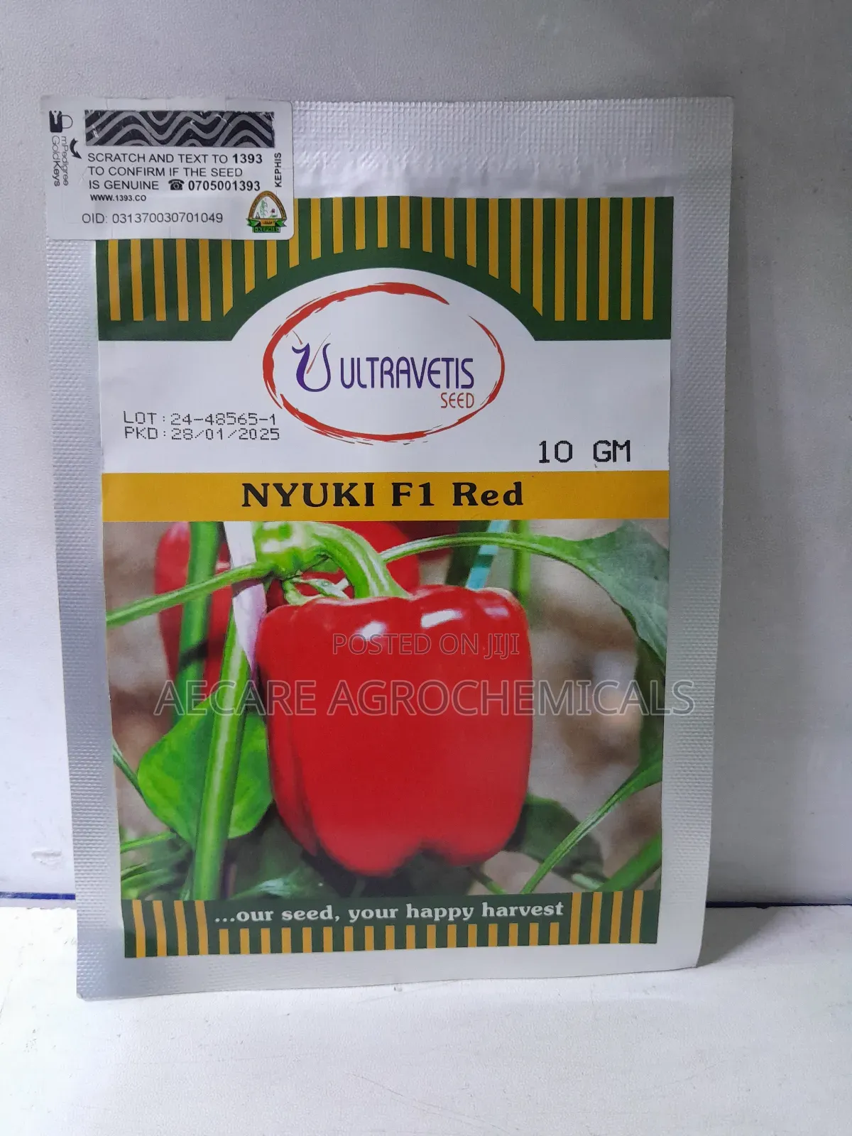 Nyuki F1 Red Capsicum 10 Grams