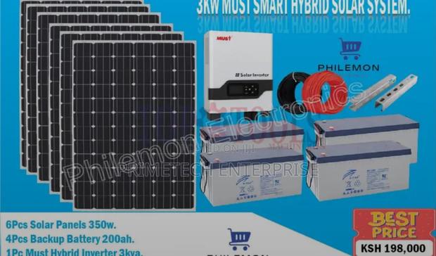 3kw Must Smart Hybrid Solar System - main view