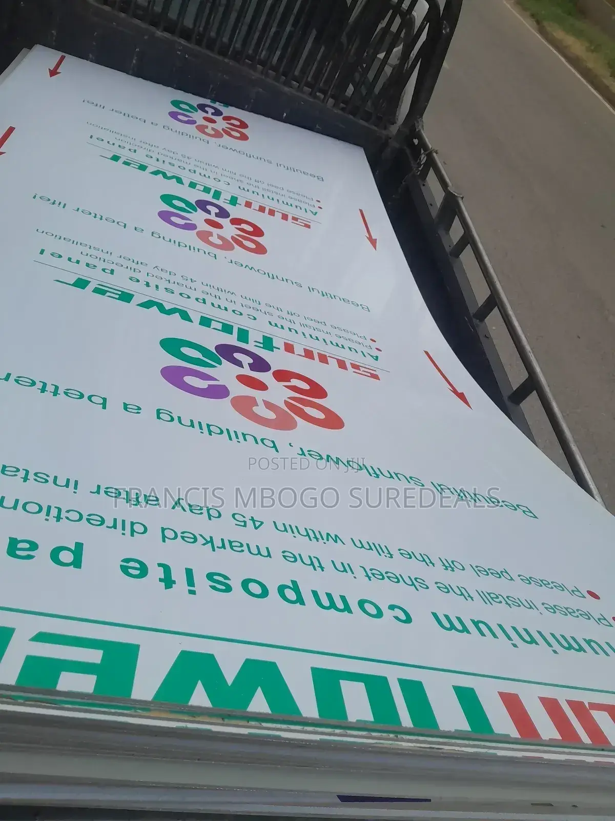 Aluco Boards 8ft by 4ft 3mm