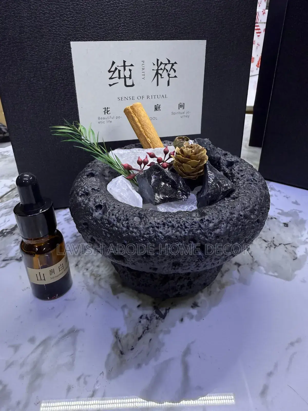 Luxury Stone Essential Oil Diffusers Gift Pack