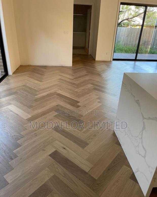 Herringbone SPC Floors – Waterproof Luxury for Homes Offices