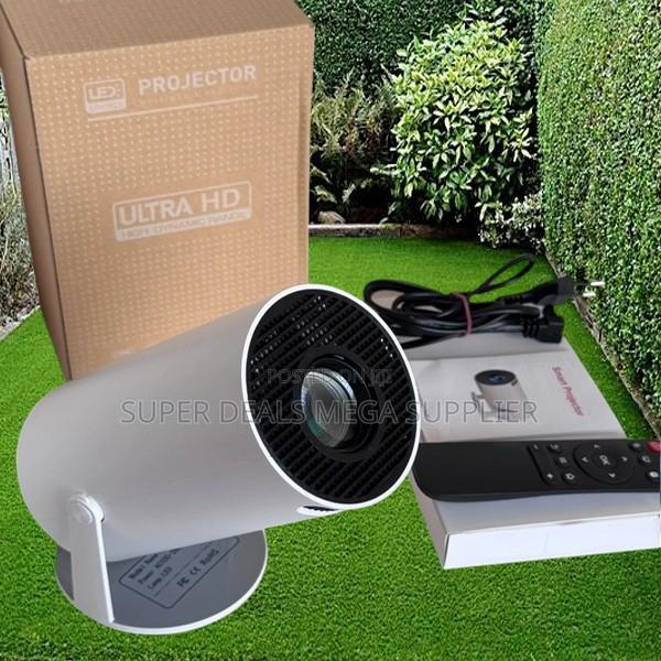 Hy300 Mini Wifi Bluetooth Projector High Brightness Android Design