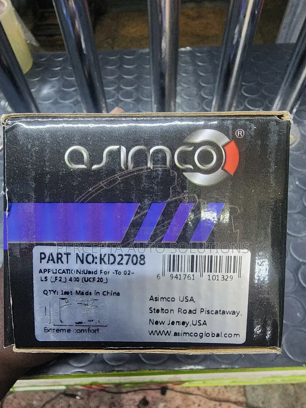 Kd2708 Genuine Asimco Front Brake Pads Toyota Celsior, Lexus Ls400