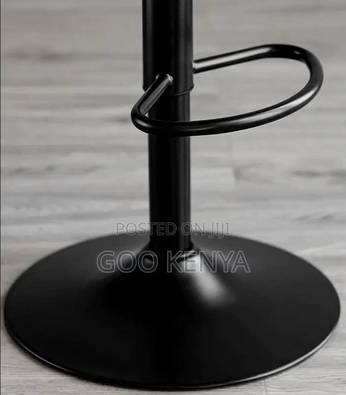Home Counter Stool; Comfortable Leather Swivel Adjustable Bar Stool