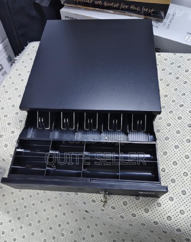 5 Bill Automatic Cash Drawer - Safe Box Securely Support Pos Terminals - main view