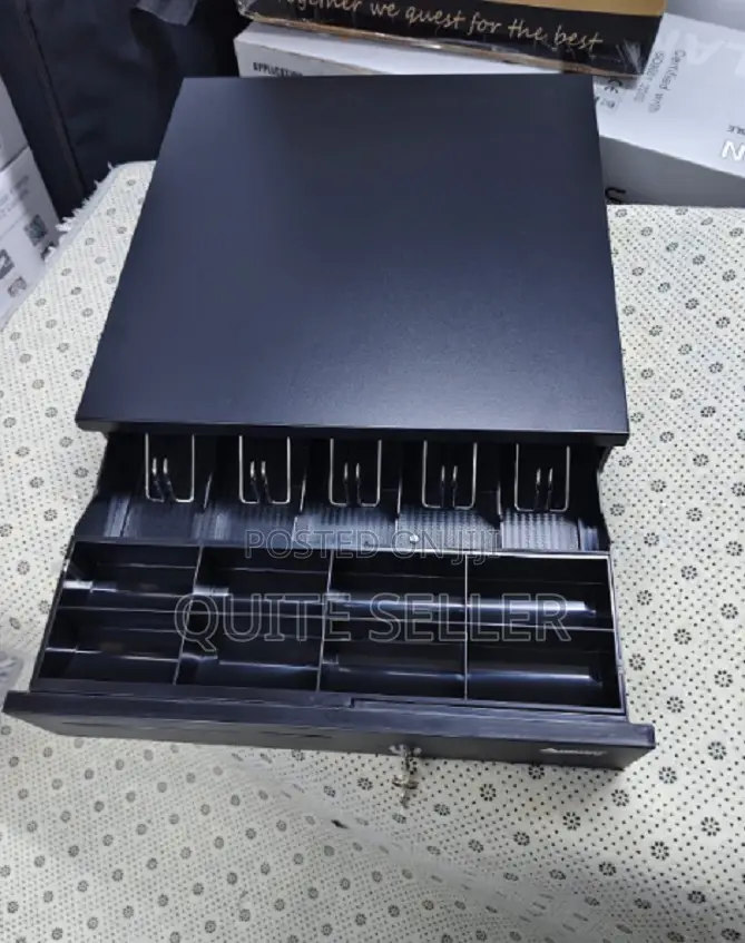 5 Bill Automatic Cash Drawer - Safe Box Securely Support Pos Terminals