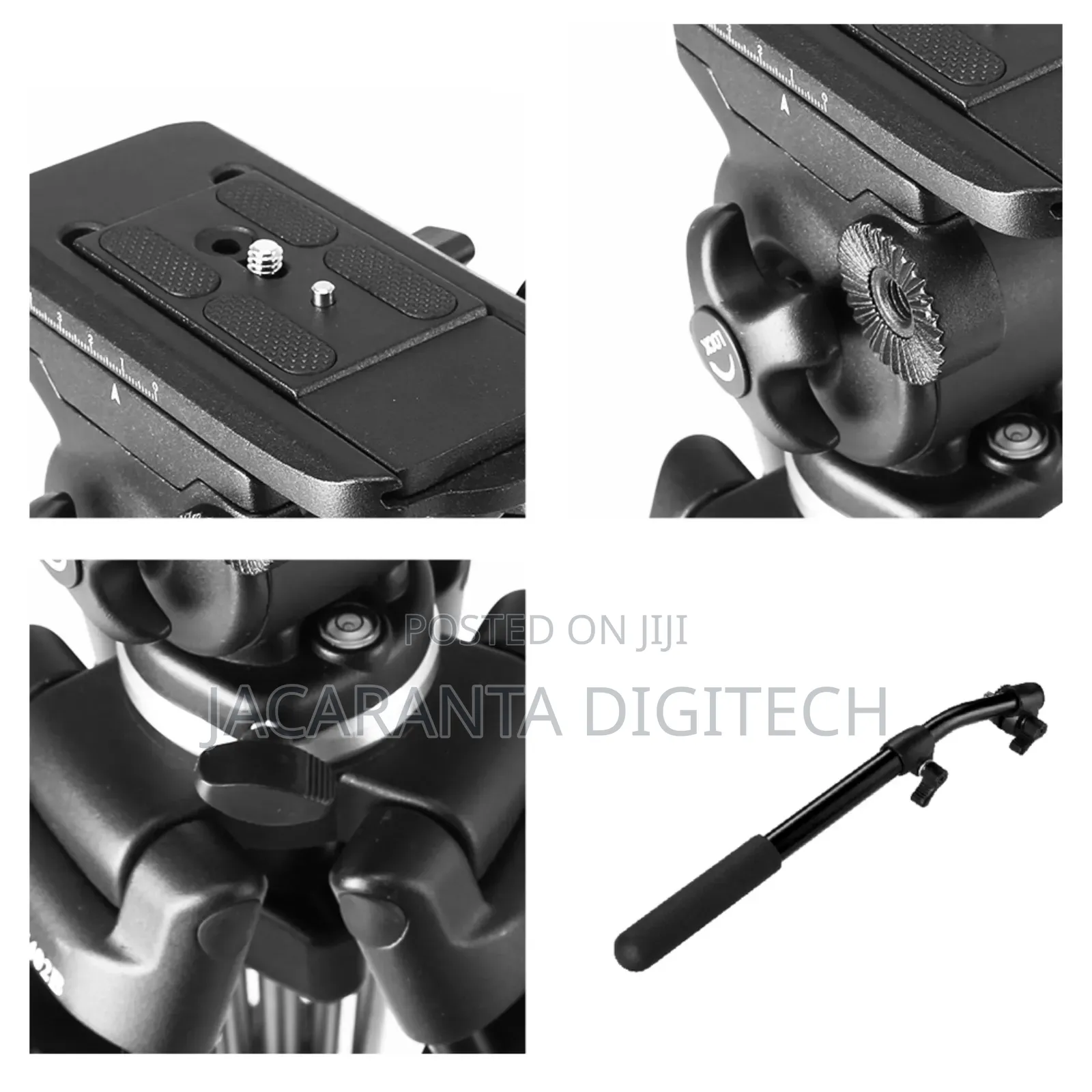 E-Image Ei-7050aa Fluid Head Professional Tripod Stand