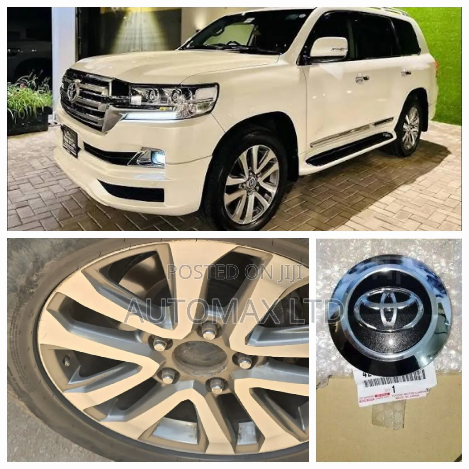 Wheel Rim Centre Cap Cover. For Toyota Land Cruiser, Lc200, V8