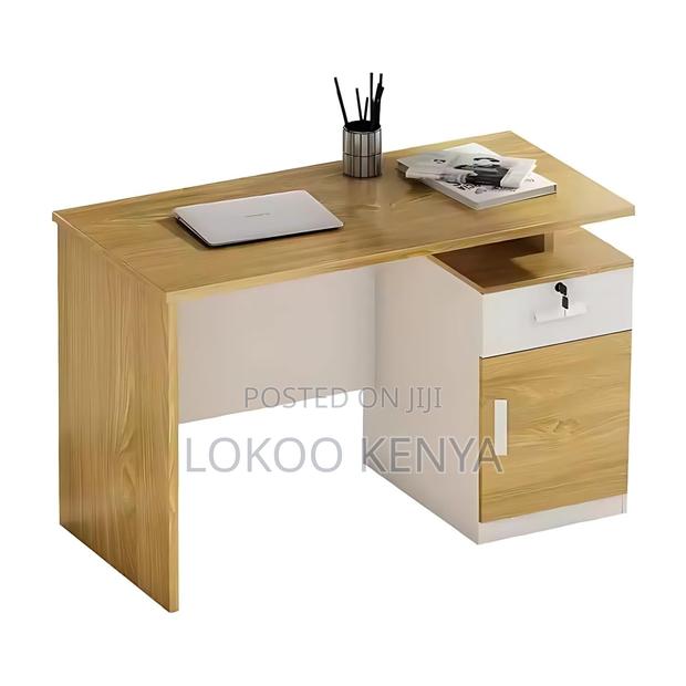 Barstool : Non-Adjustable Leather Kitchen Stool - thumbnail 8