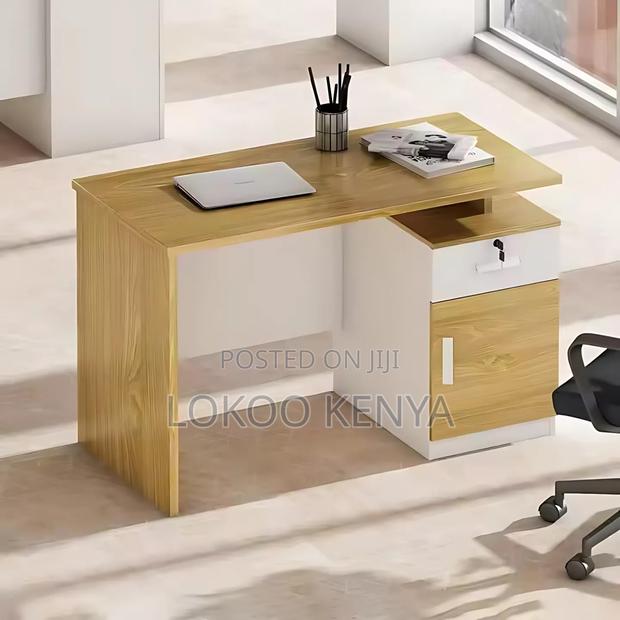 Barstool : Non-Adjustable Leather Kitchen Stool - thumbnail 10