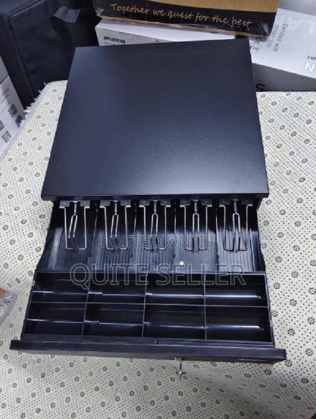 Cash Drawer Box 5 Slot With 5 Metal Clips Point of Sale Cash Drawer