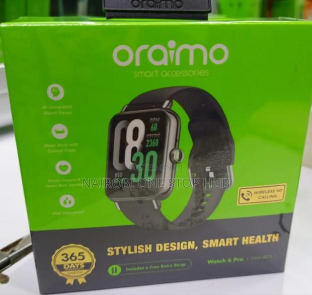 Oraimo Ai Powered Smartwatch With Extra Strap - thumbnail 3