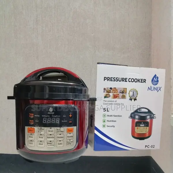 High Quality Nunix 5 Litres Electric Pressure Rice Cooker Led Display
