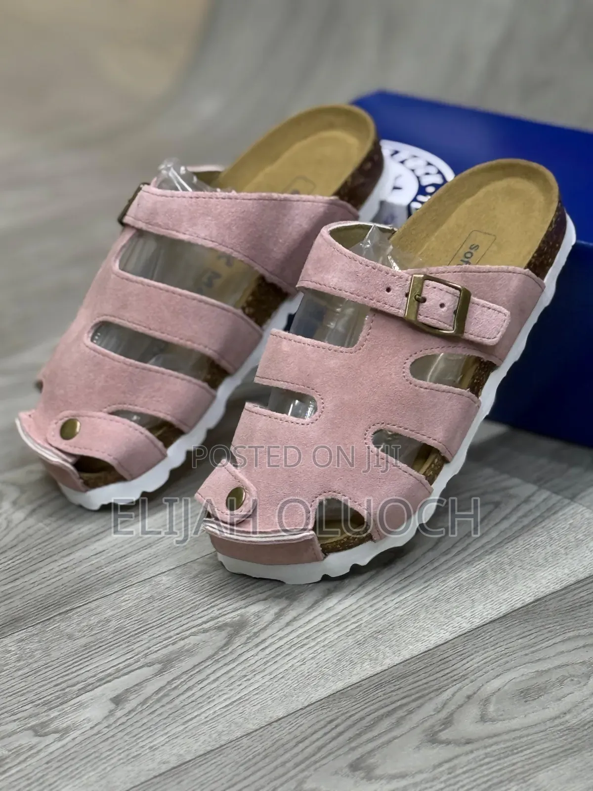 Ladies Pink Birkenstock Sandals