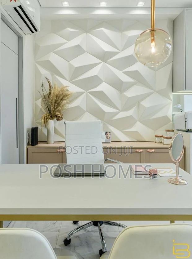 Trendy 3d Wall Panels for Reception Areas White Matt