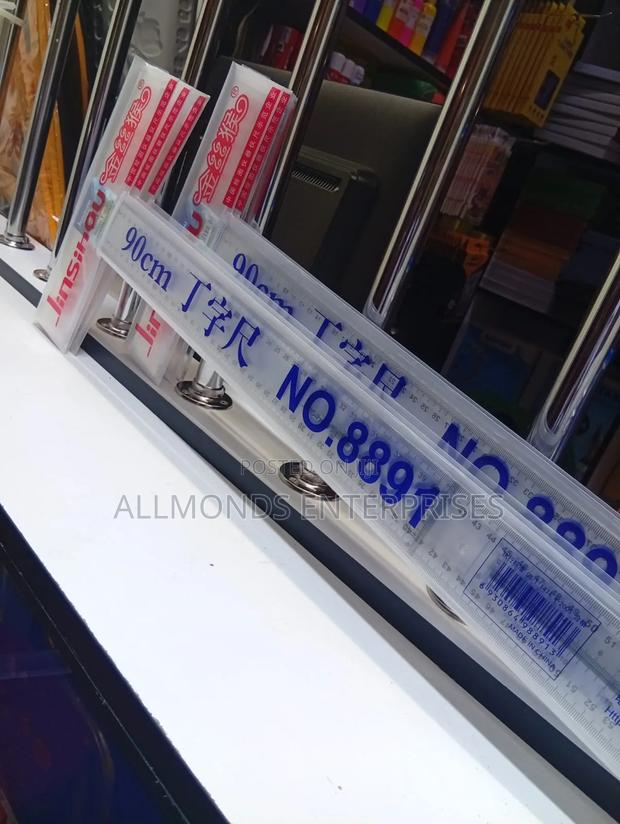 90 Cm Clear/Plastic T-Square Ruler - thumbnail 3