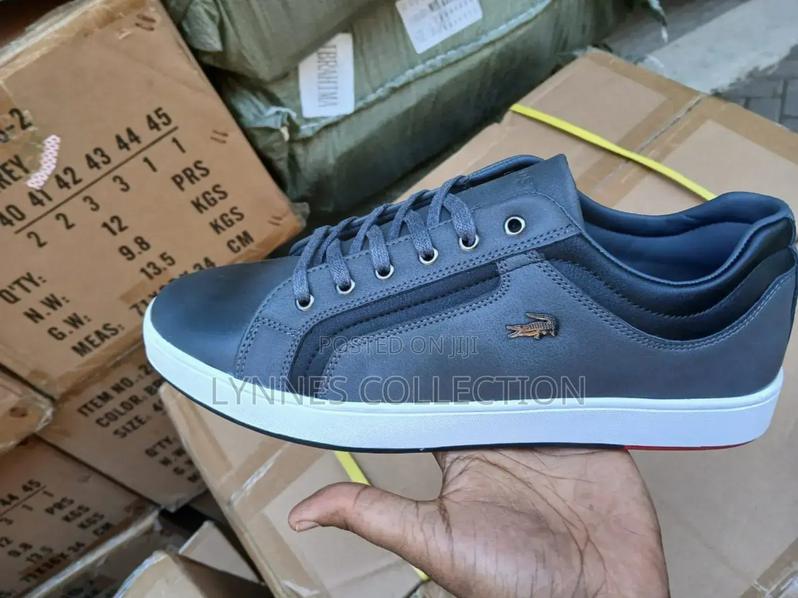 Lacoste White Rubber Sole Casuals ,Casuals Sizes 40-45