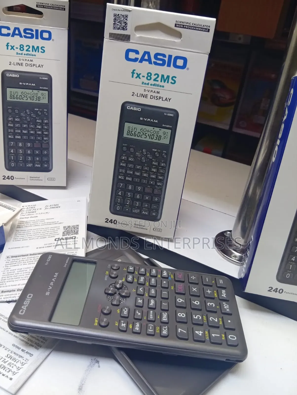 Scientific Calculator Fx- 82ms - 2nd Edition