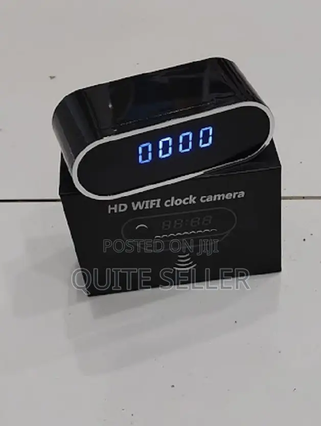 Spy Hidden Table Clock Camera 1080p Motion Table Clock Camera