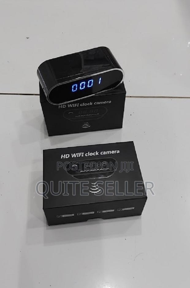Table Clock Wifi Camera - Supports Mini Night Vision