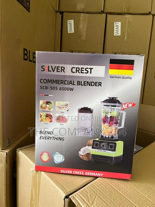 *2in1 Silver Crest Commercial Heavy Duty Blender - main view