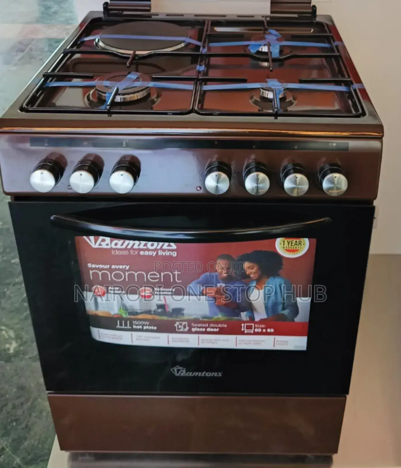 Ramtons 60*60 Standing Cooker 3+1