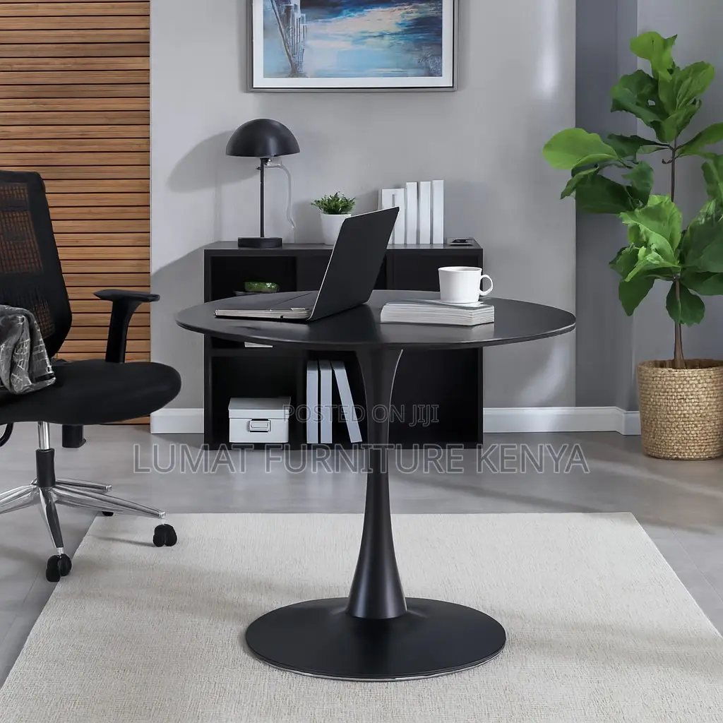 Minimal Round Eames Office/Home Table