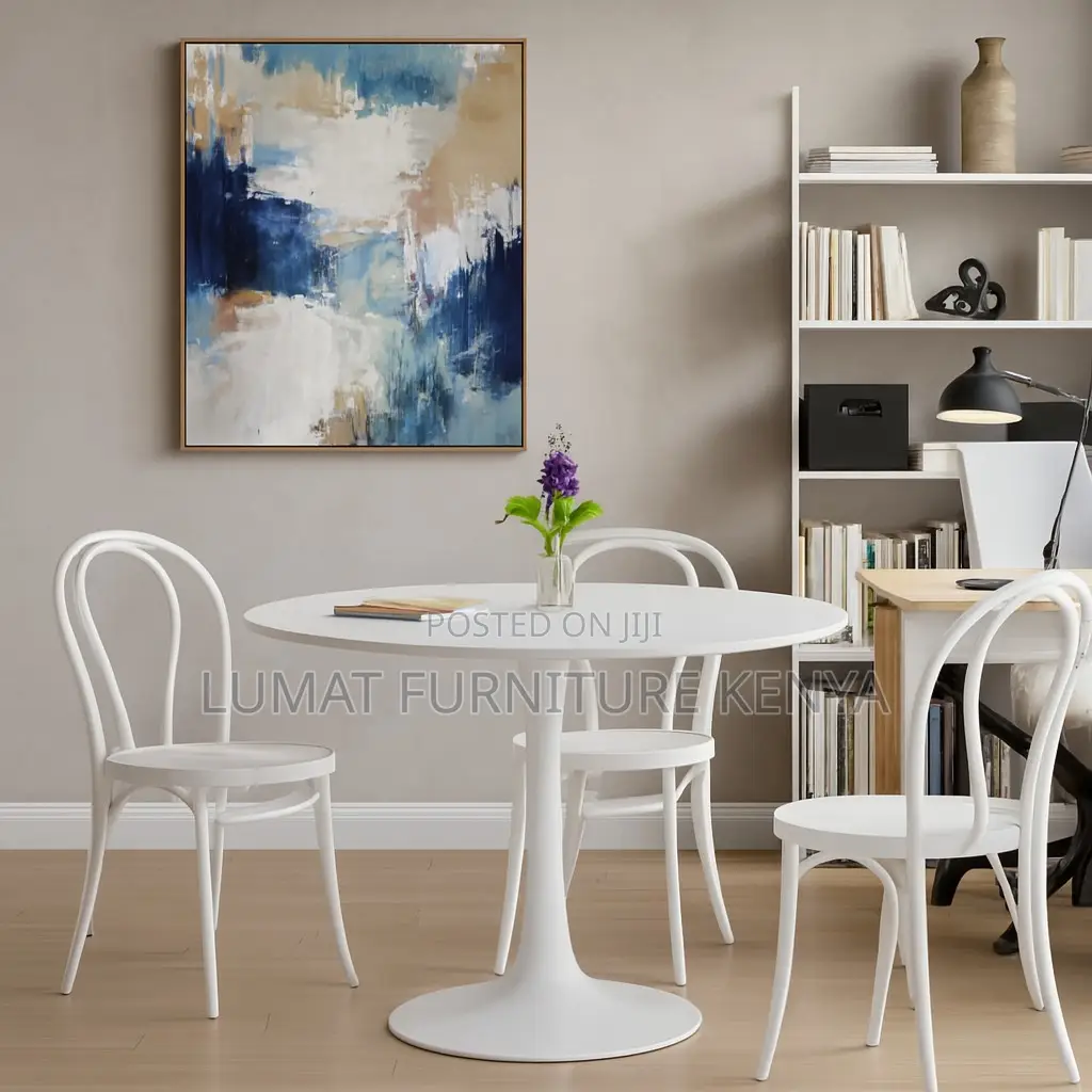 Minimal Round Eames Office/Home Table