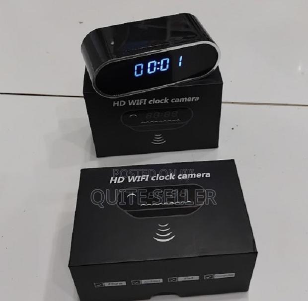 Digital Table Camera Clock With Cleary Vision and Motion Detection