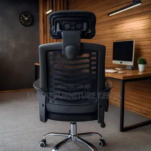 Ergonomic Mesh Office Seat With Head Support