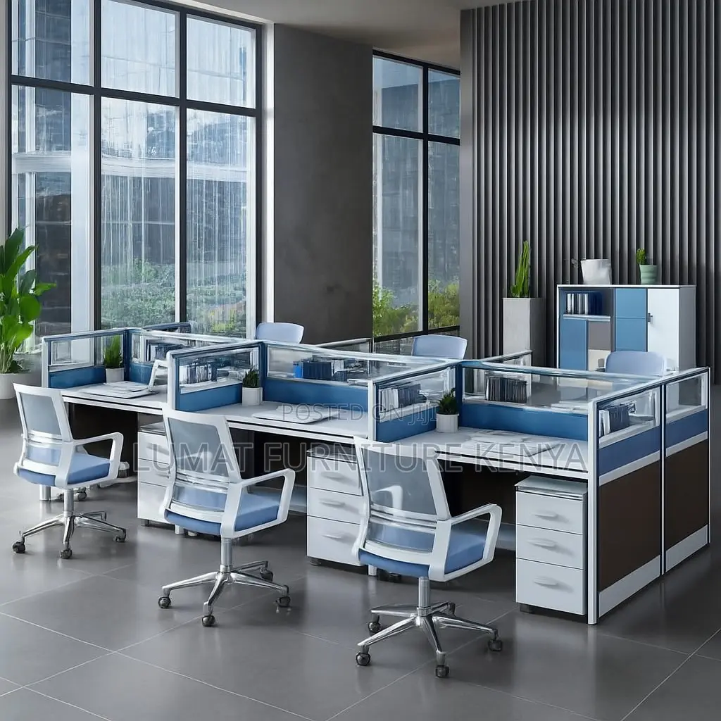 Collaborative 6-Way Office Working Station