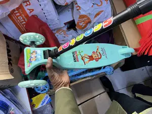 Green, Blue, Red, Pink Cute Kids Scooter for 2 to 9. Yrs Old