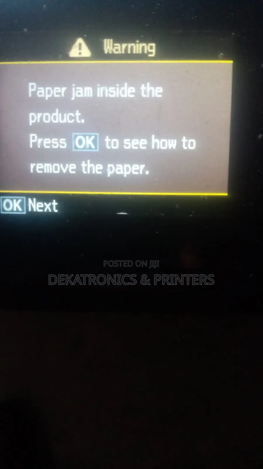 Epson L850, Px660 Paper Jam Repair
