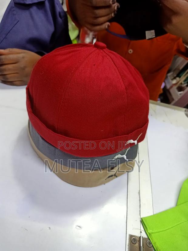 Jungle Green,Redwine,Beige Grey Docker Caps - thumbnail 2