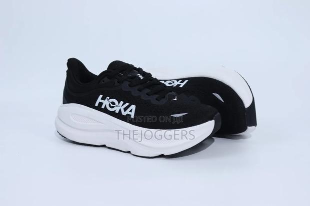 Hoka Bondi 9 Black White - thumbnail 5