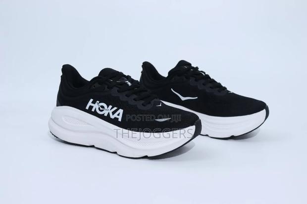 Hoka Bondi 9 Black White - thumbnail 7