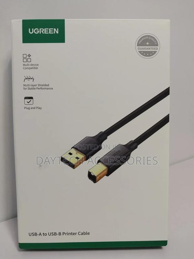 Ugreen Printer Cable 5m High Speed Type a to B 2.0 Male.