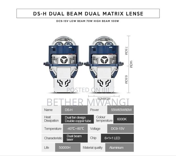 Universal Ds-H Dual Beam Dual Matrix Lense in Kenya - thumbnail 2