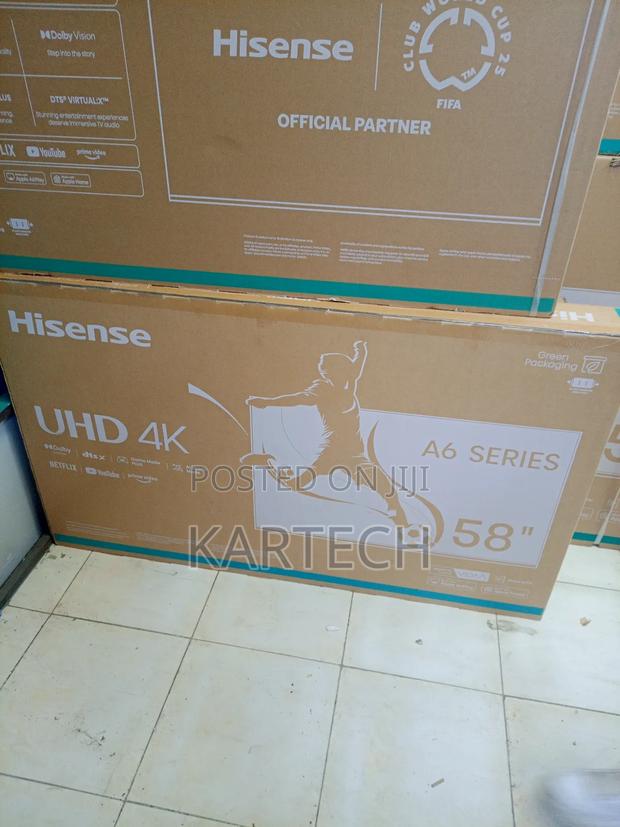 Hisense 58a6n Uhd Smart Frameless Tv - main view
