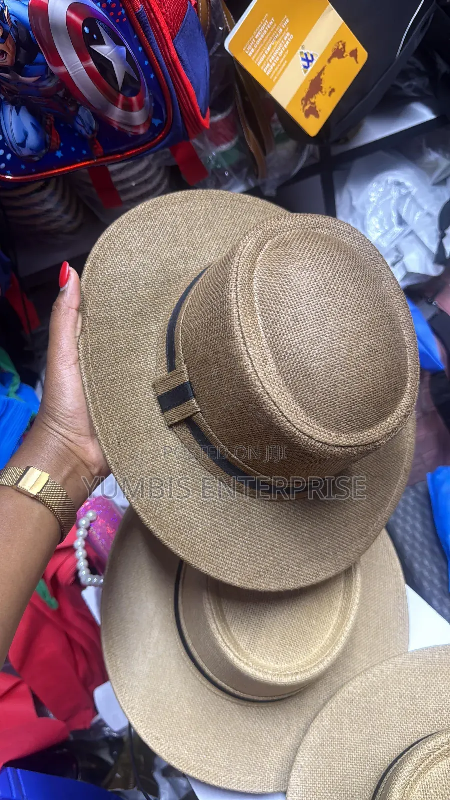 Mens Panama Straw Hat Boater Hat
