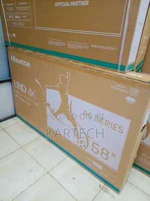 Hisense 58" 58a6n A6 Series Uhd Smart Frameless Tv Powered by Vidaa