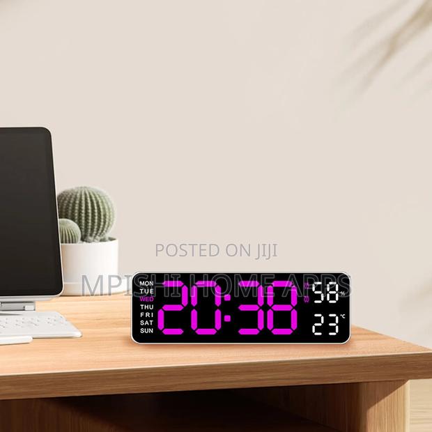 Digital Wall Clock 28cm × 9cm - thumbnail 2