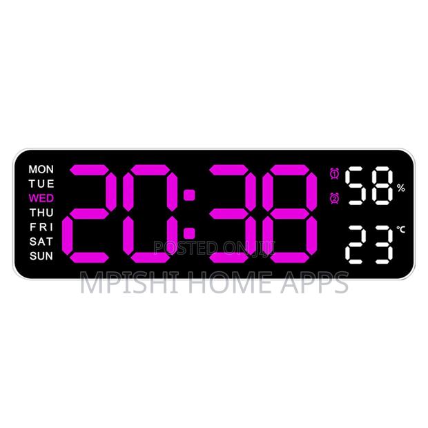 Digital Wall Clock 28cm × 9cm - thumbnail 5