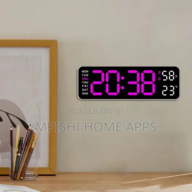 Digital Wall Clock 28cm × 9cm - thumbnail 6