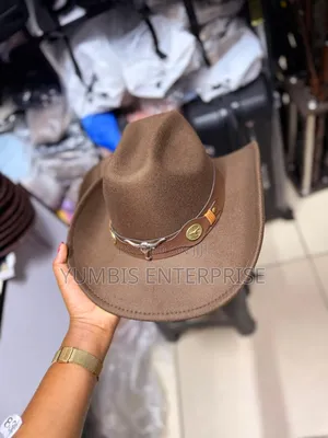 Brown Stylish Cowboy Hat Unisex