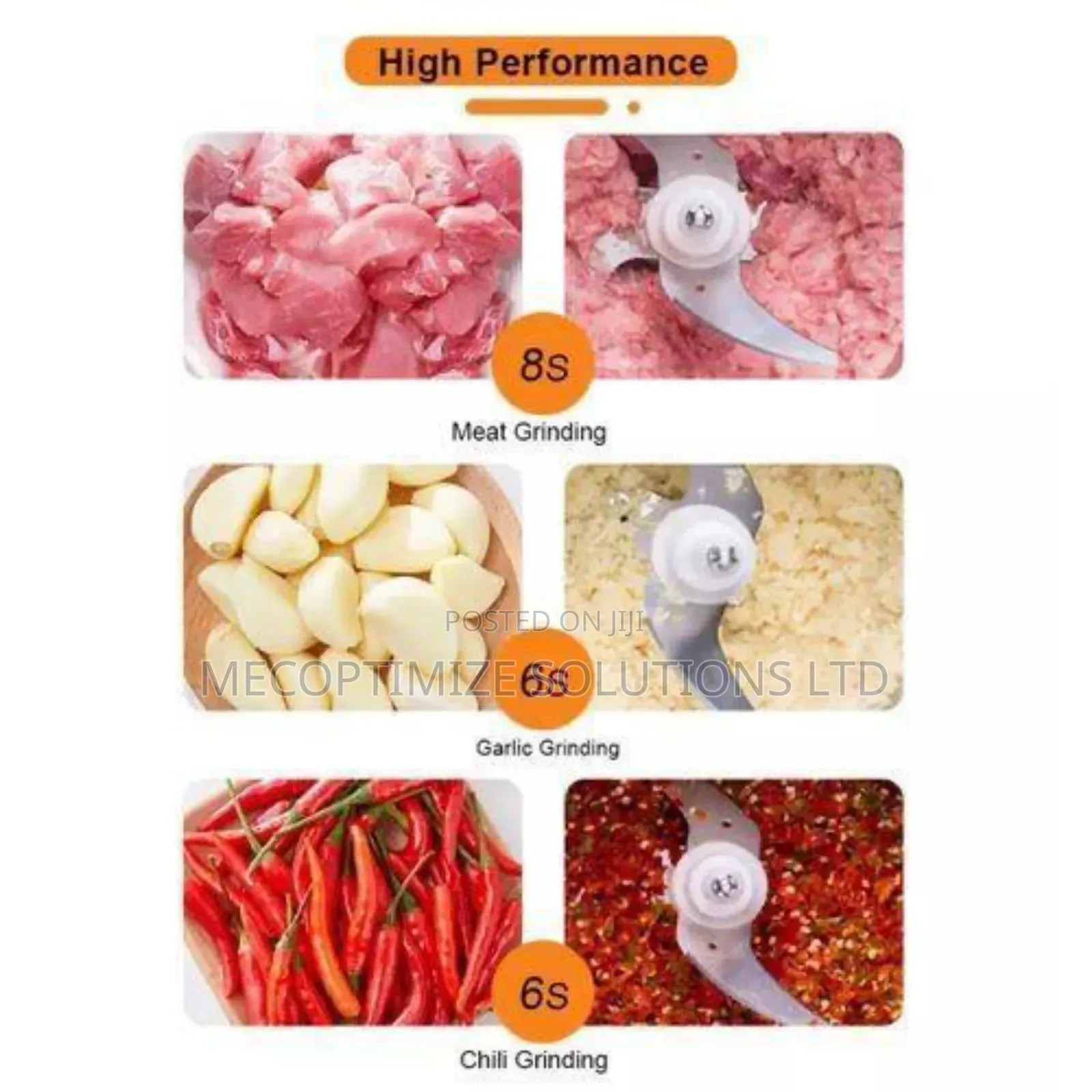 3l Multifunctional Meat Grinder Vegetable Chopper
