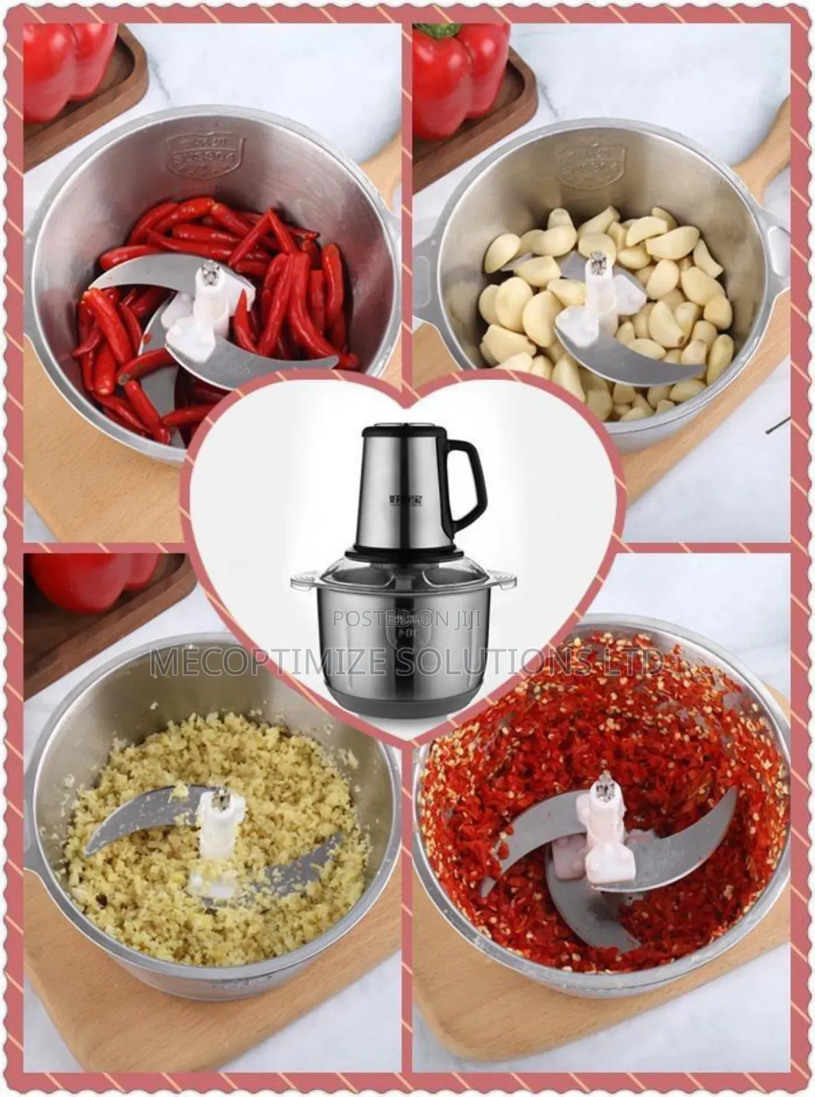 3l Multifunctional Meat Grinder Vegetable Chopper